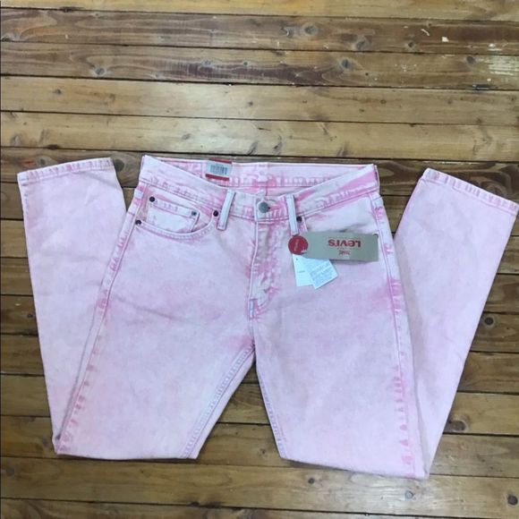 Levi's Other - NWT Men’s Levis 511 Pink acid wash style 32x30 slim